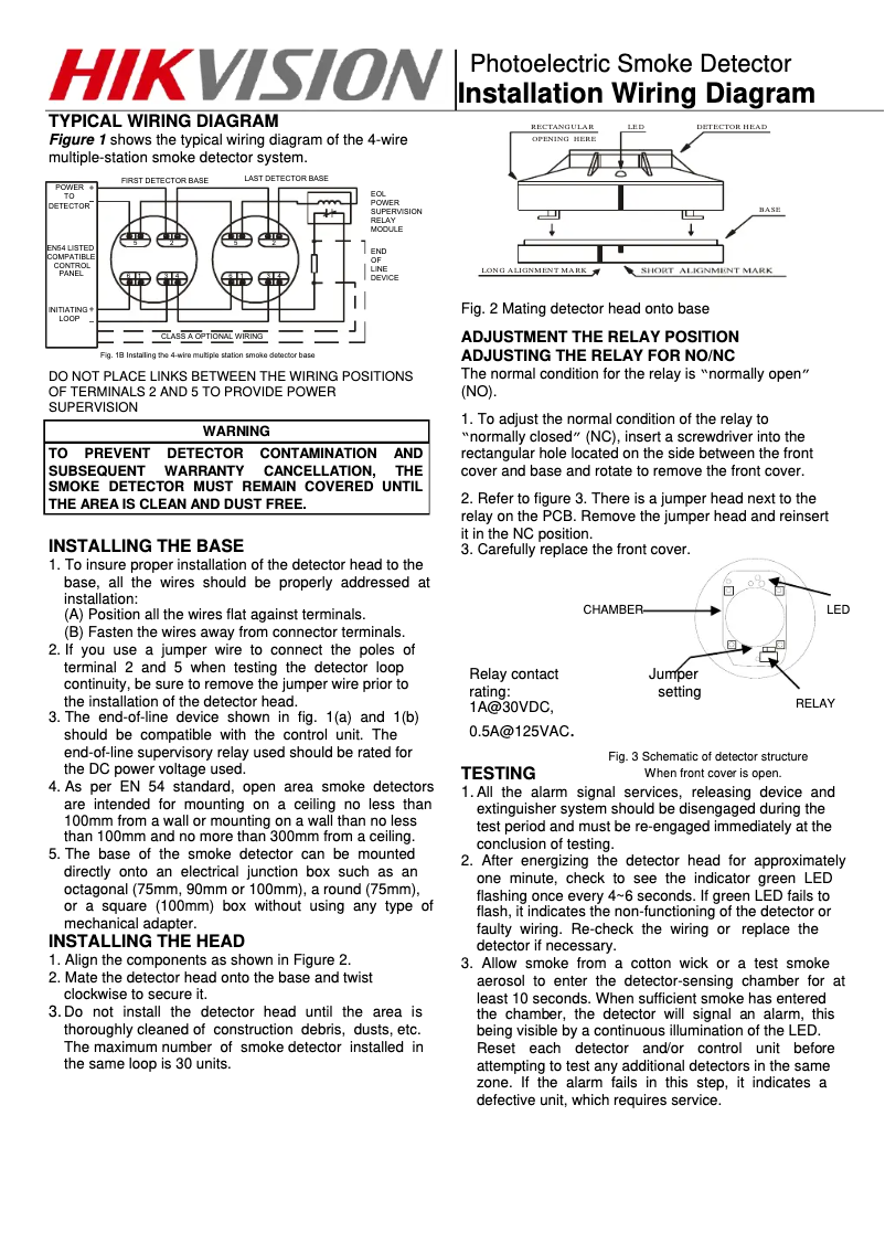 Page 1 of the manual User Manual Hikvision DS-PDSMK-4BAR