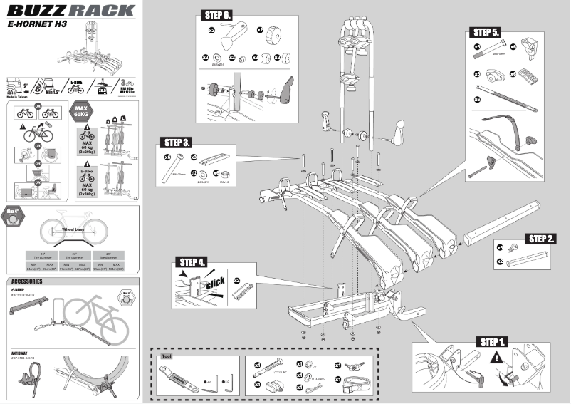 Page 1 of the manual User Manual Buzz Rack E-Hornet H3