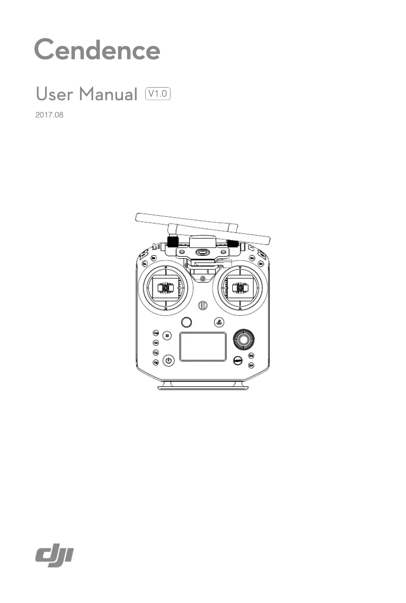 First page image of the manual for Cendence