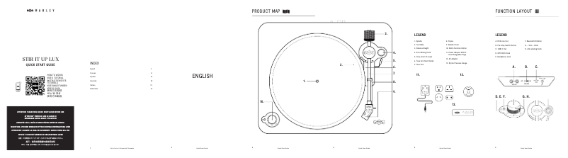 Page 1 of the manual User Manual House of Marley Stir It Up Lux