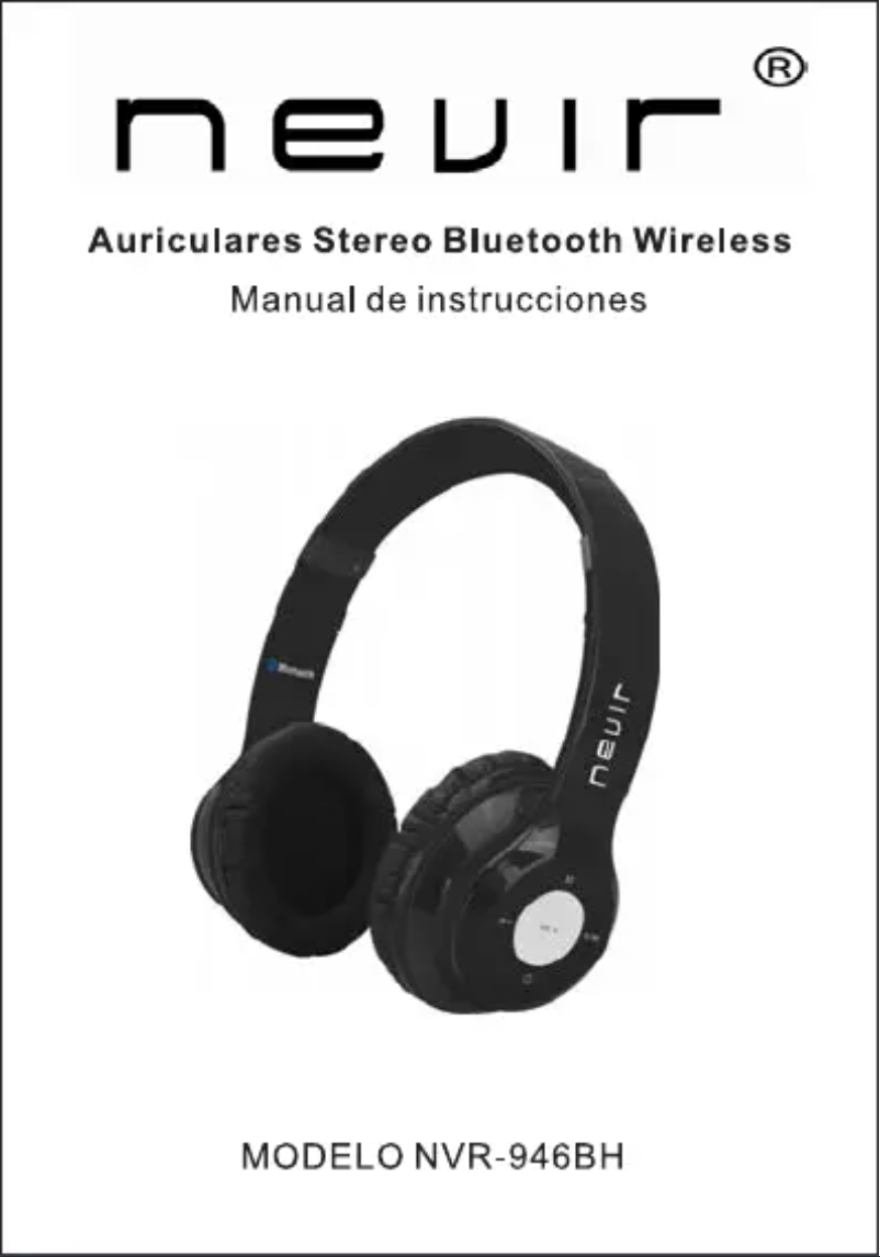 Page 1 of the manual User Manual Nevir NVR-946BH