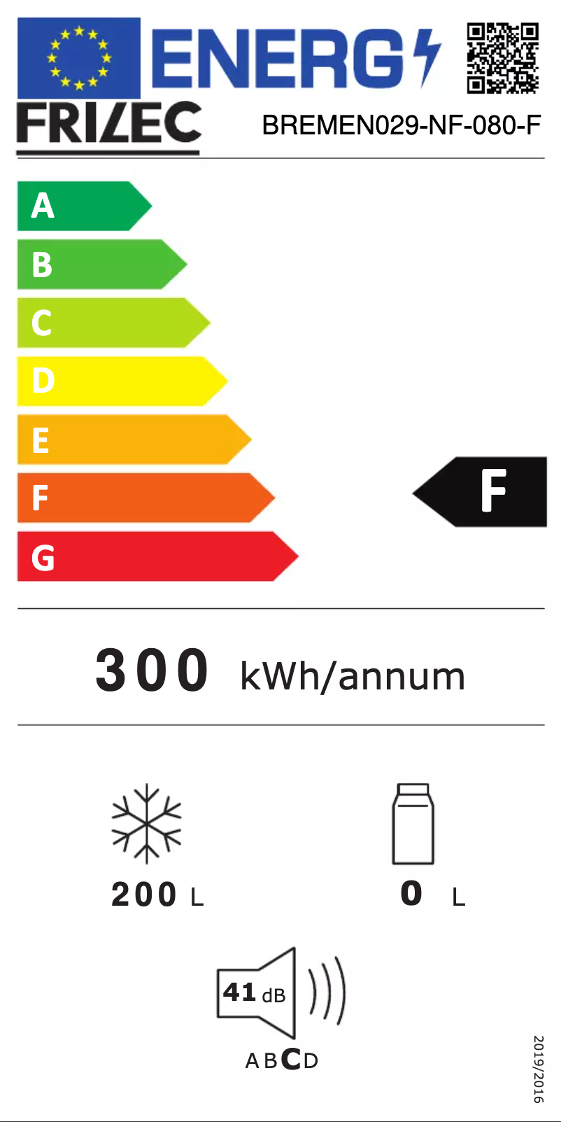 Page 1 of the manual User Manual Frilec BREMEN029-NF-080-F