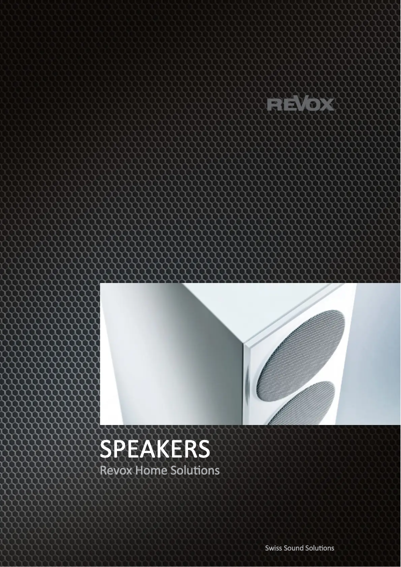 Page 1 of the manual Brochure Revox Bass S04 Active