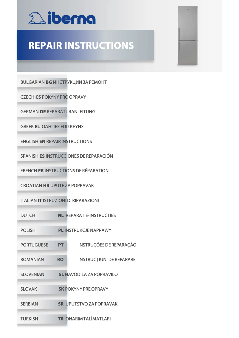 Page 1 of the manual User Manual Iberna ICHM 200