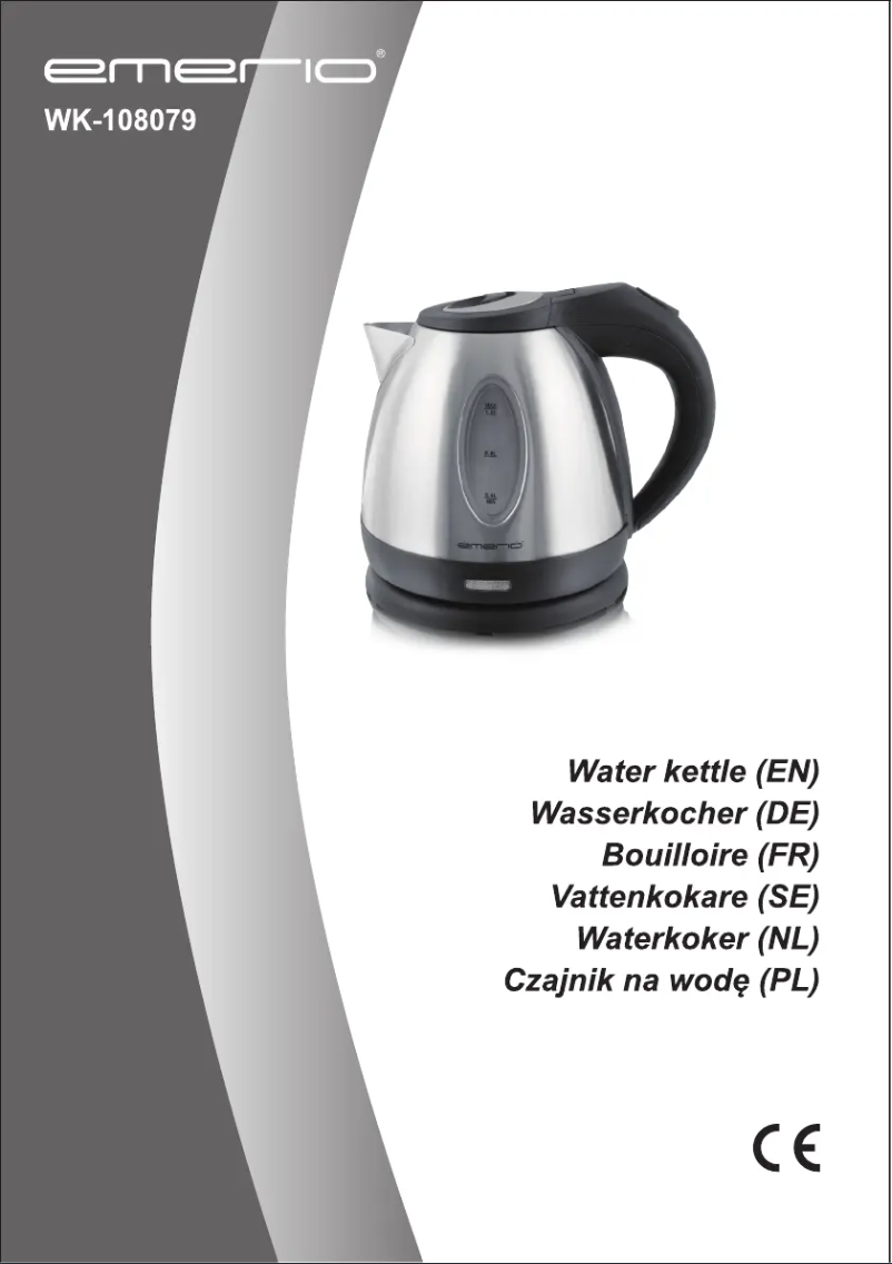 Page 1 of the manual User Manual Emerio WK-108079