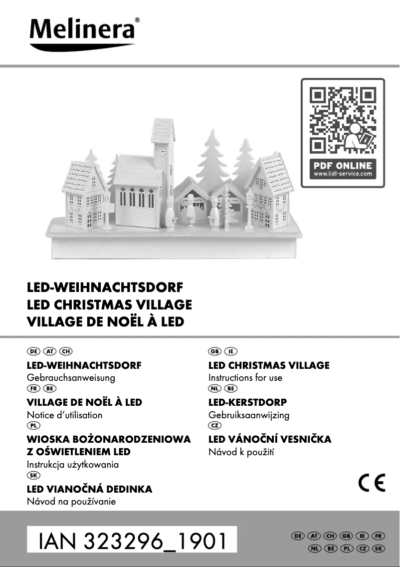 First page image of the manual for IAN 323296