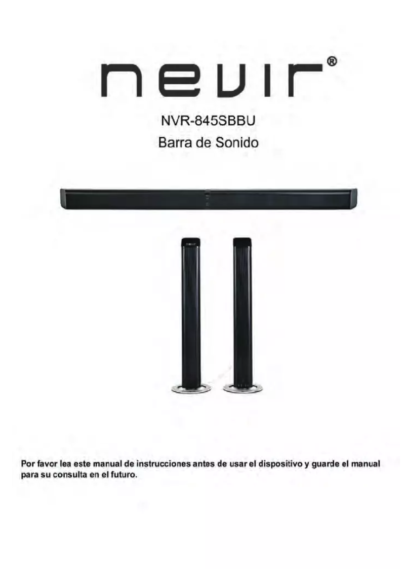 First page image of the manual for NVR-845 SBBU