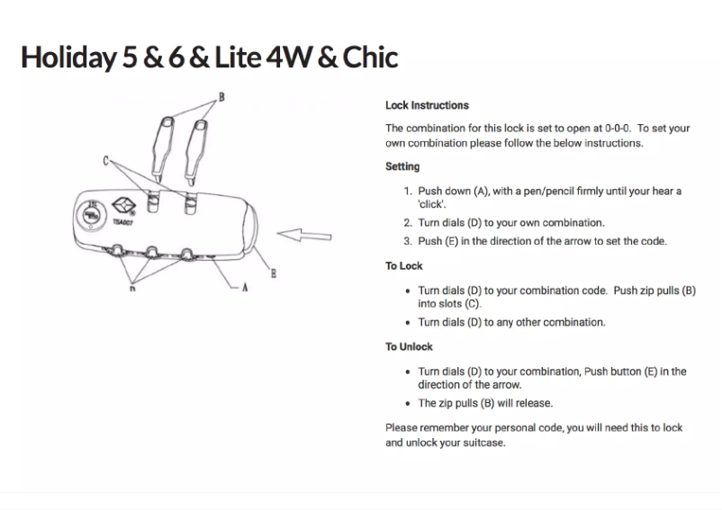 First page image of the manual for Lite 4W