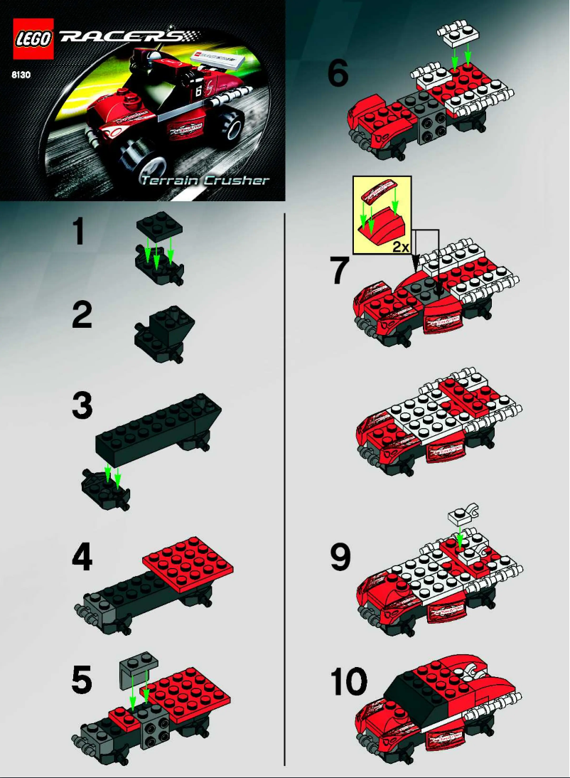 Page 1 of the manual User Manual Lego Terrain Crusher