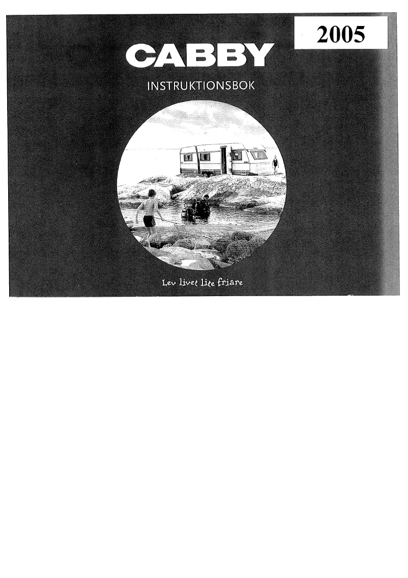 Page 1 of the manual User Manual Cabby 2005