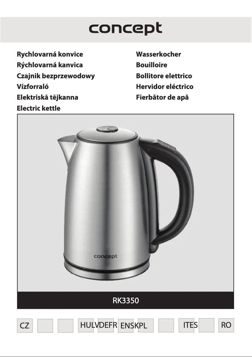 Page 1 of the manual User Manual Concept RK3350