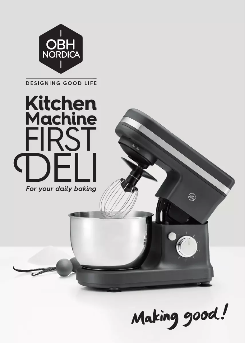 Page 1 of the manual User Manual OBH Nordica First Deli 6800