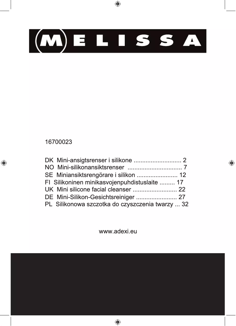 First page image of the manual for 16700023