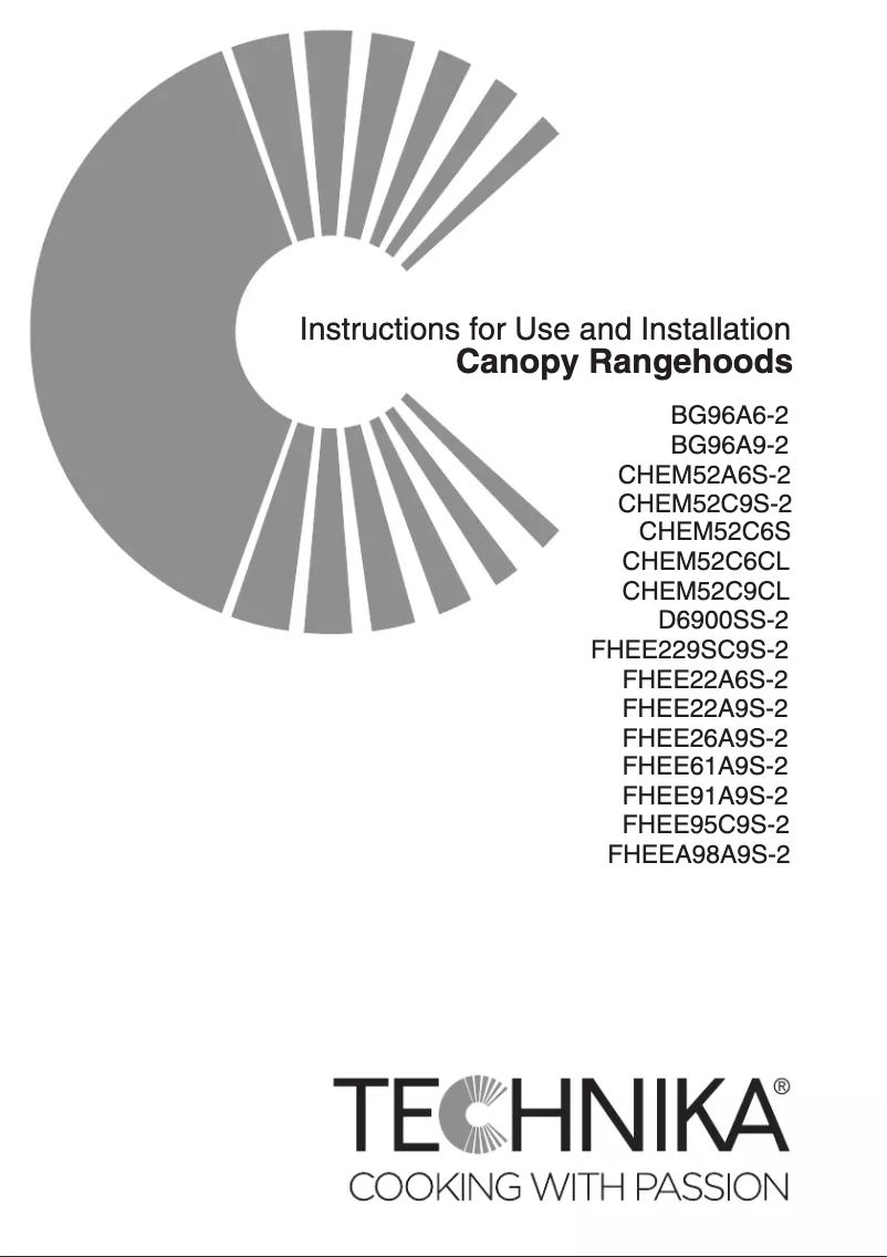 Image de la première page du manuel de l'appareil CHEM52A6S-2