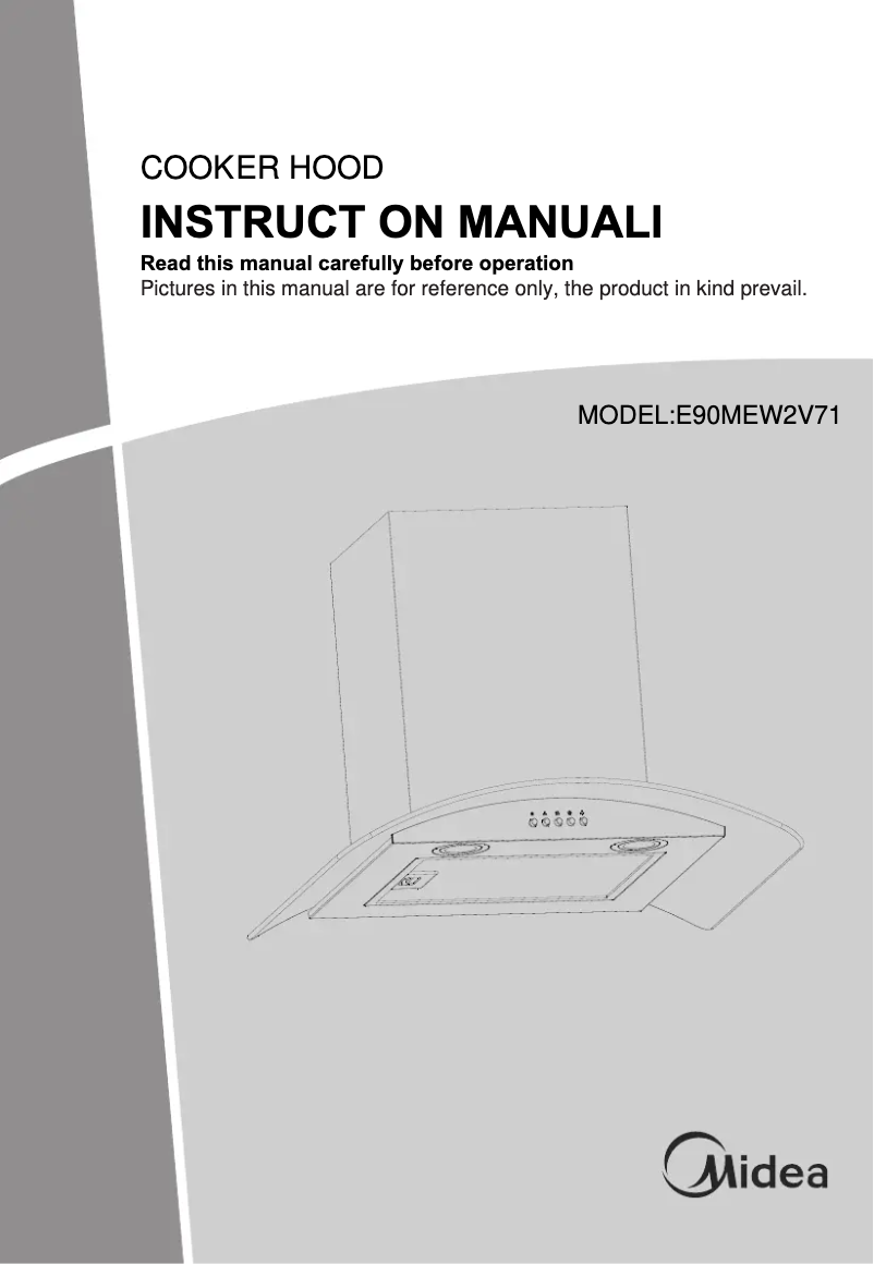 Page 1 of the manual User Manual Midea E90MEW2V71