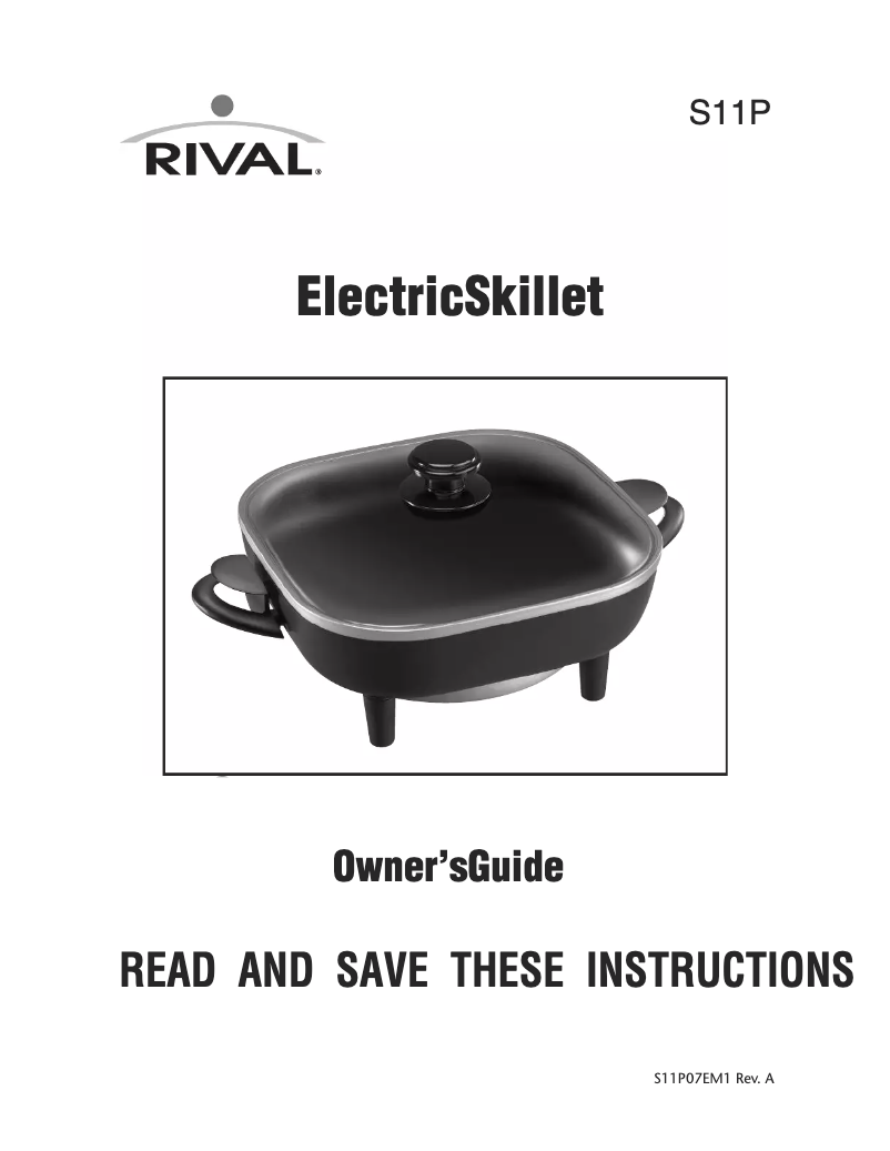 First page image of the manual for S11P