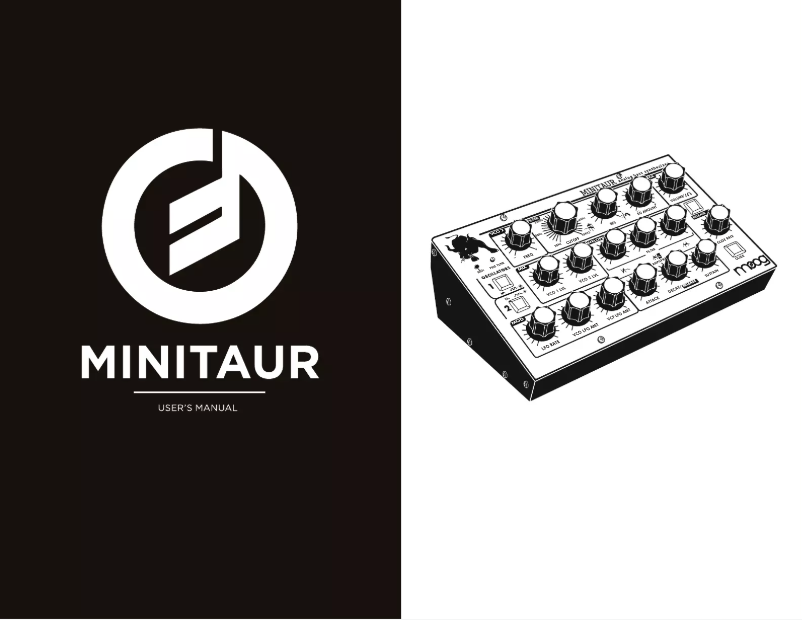 First page image of the manual for Minitaur
