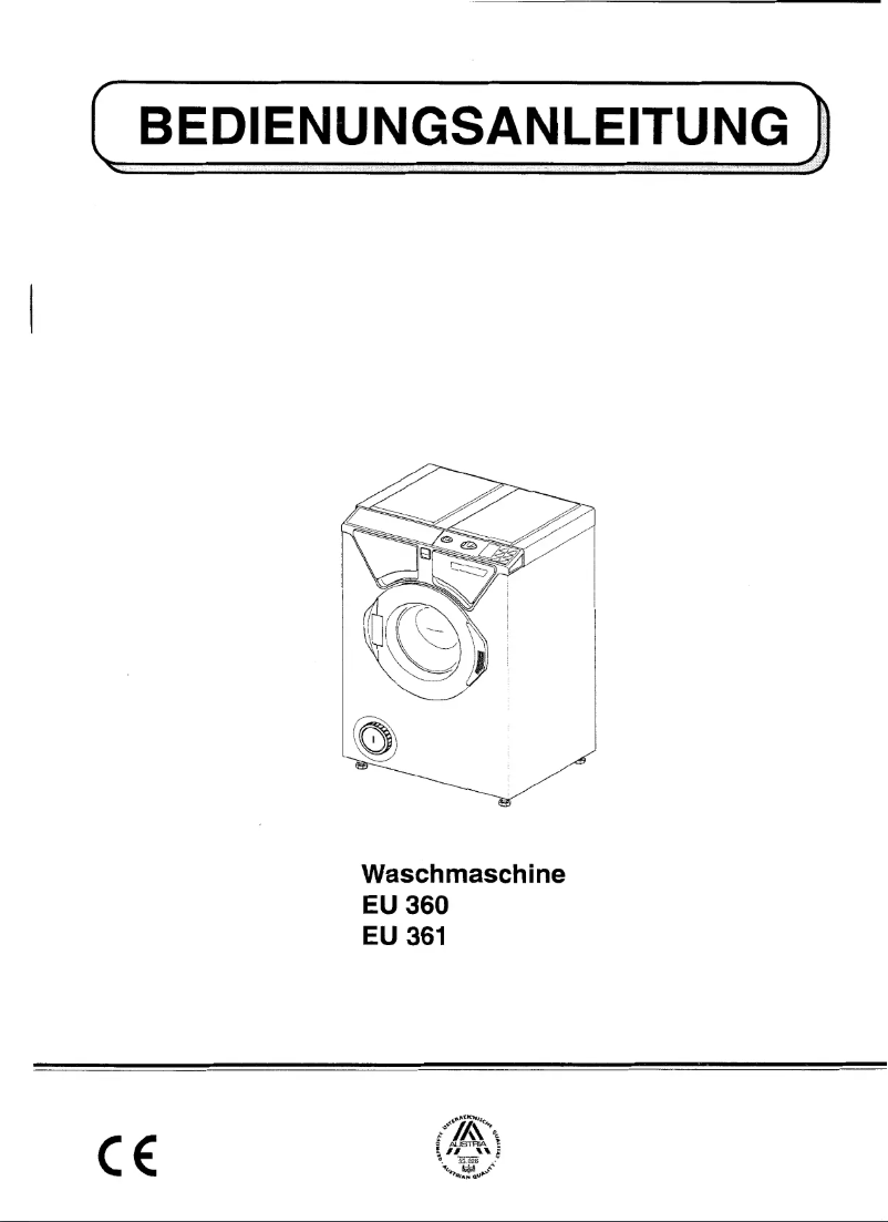 First page image of the manual for BN361
