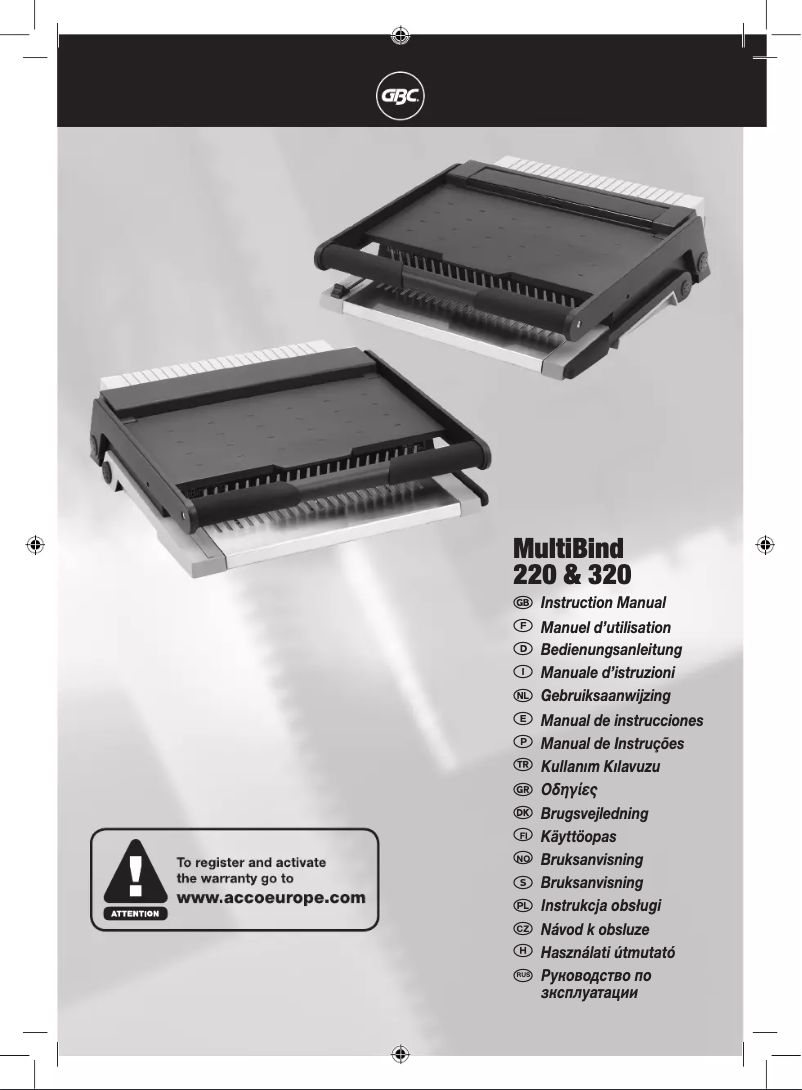 First page image of the manual for IB271090