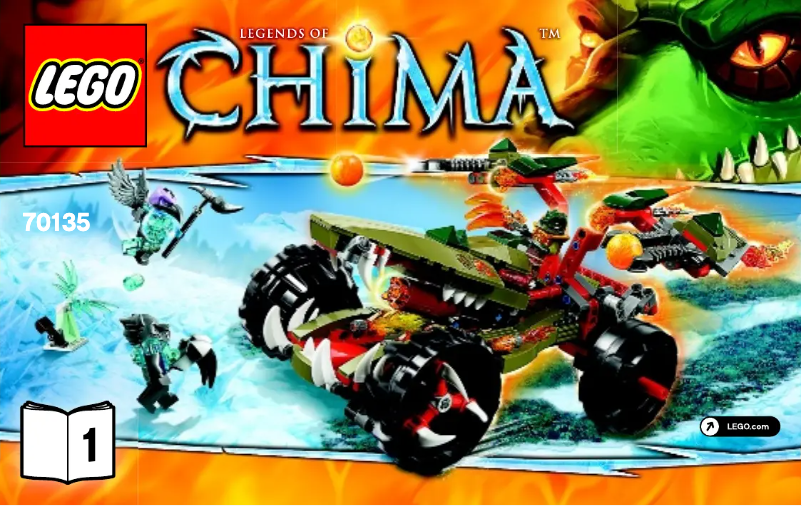 Page 1 of the manual User Manual Lego Chima 70135