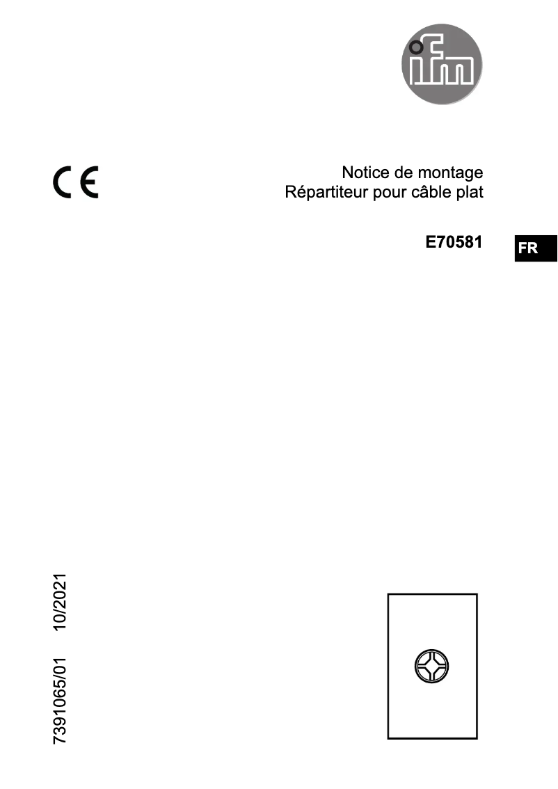 First page image of the manual for E70581