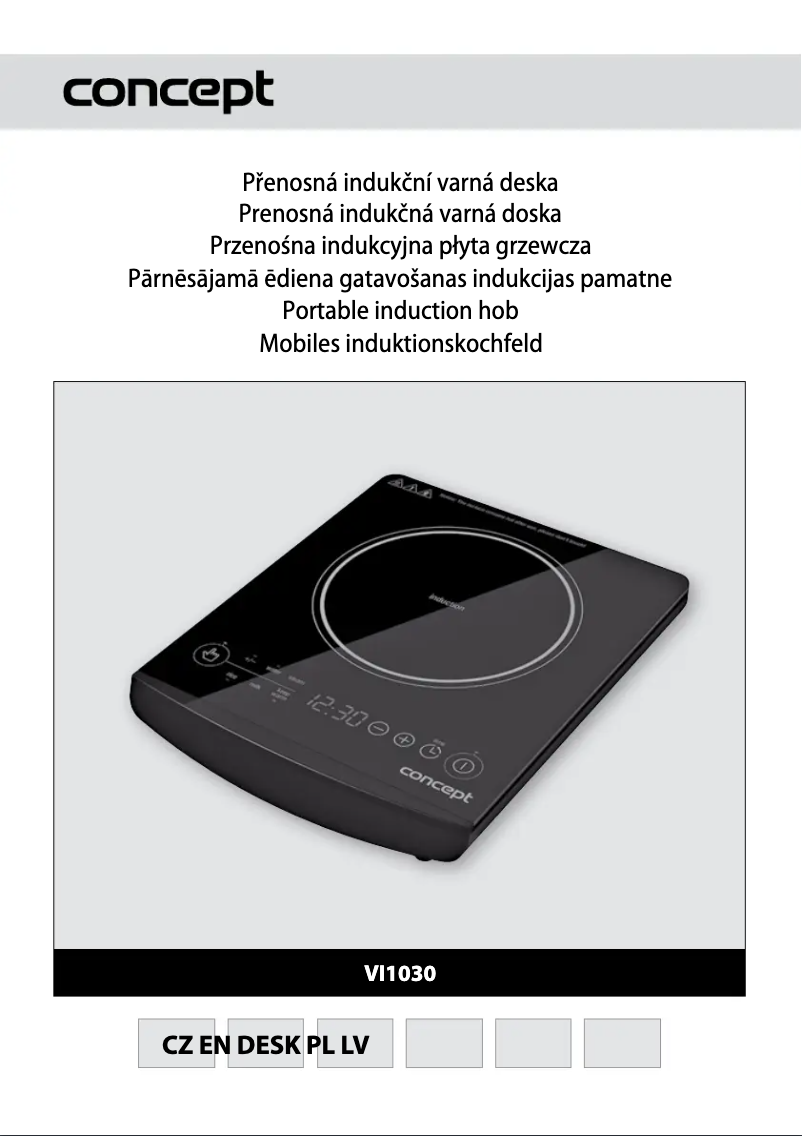 Page 1 of the manual User Manual Concept VI-1030