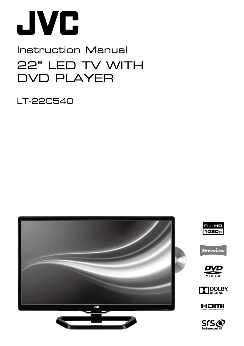 First page image of the manual for LT-22C540