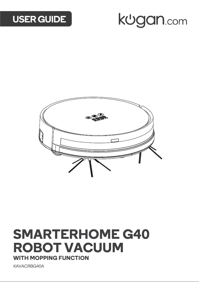 Page 1 of the manual User Manual Kogan SmarterHome G40