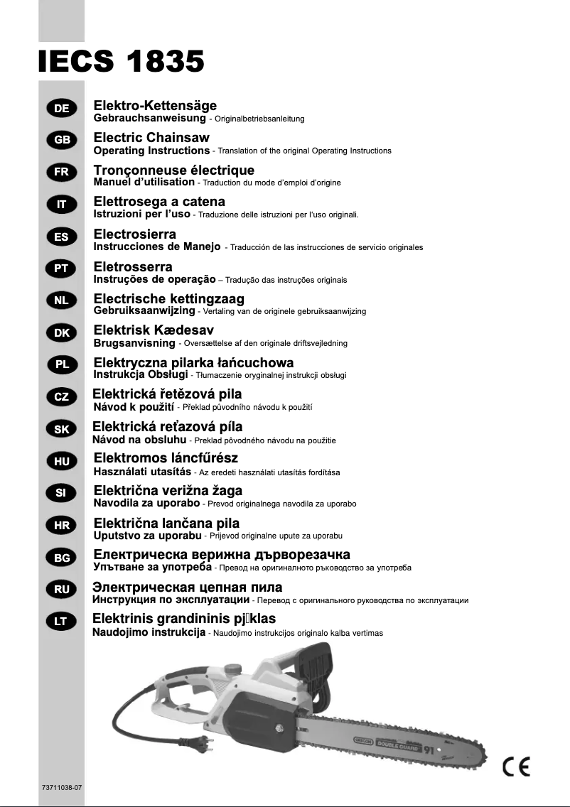 Page 1 of the manual User Manual IKRA IECS 1835