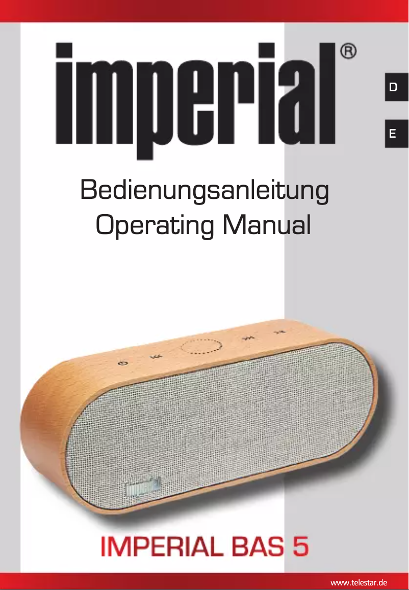 First page image of the manual for BAS 5