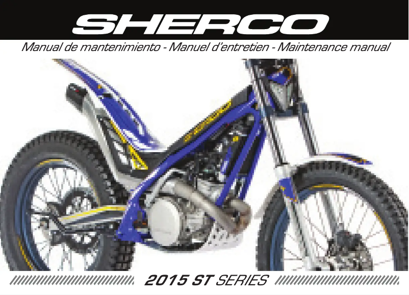 Page 1 of the manual User Manual Sherco Trial 125 (2015)