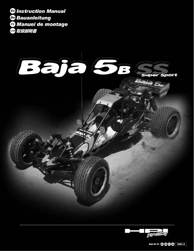 Page 1 of the manual User Manual HPI Racing Baja 5B Super Sport