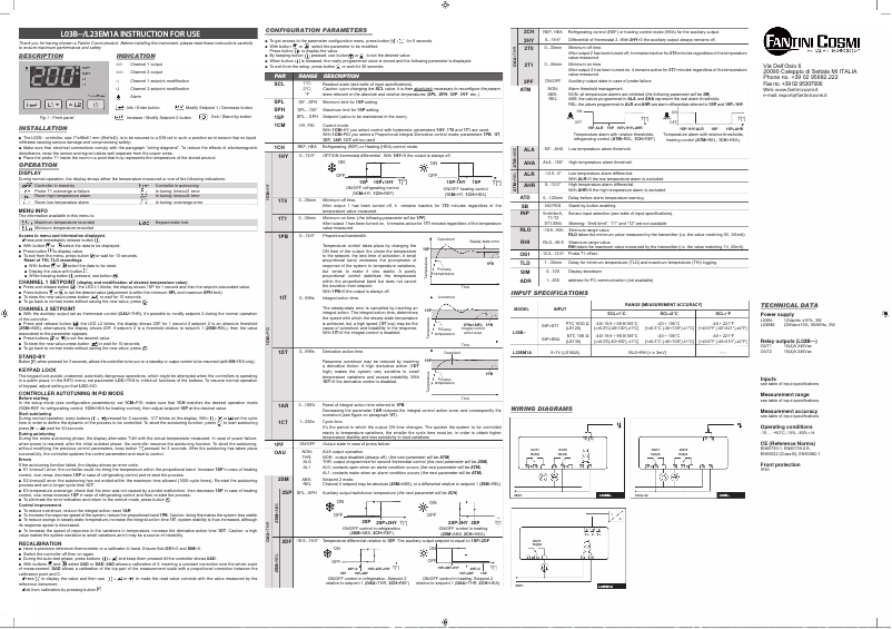 First page image of the manual for L23EM1A