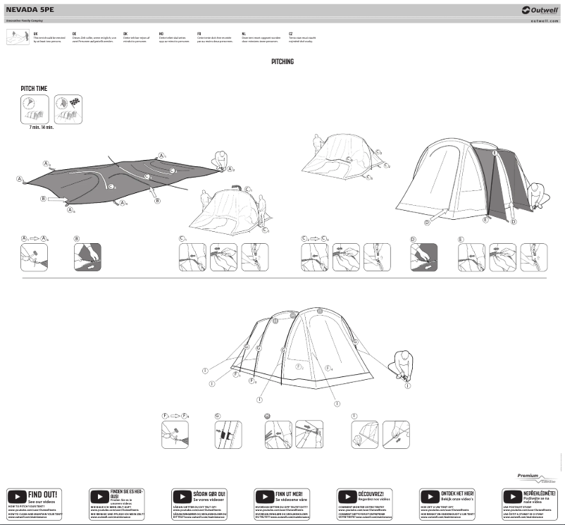 First page image of the manual for Nevada 5PE