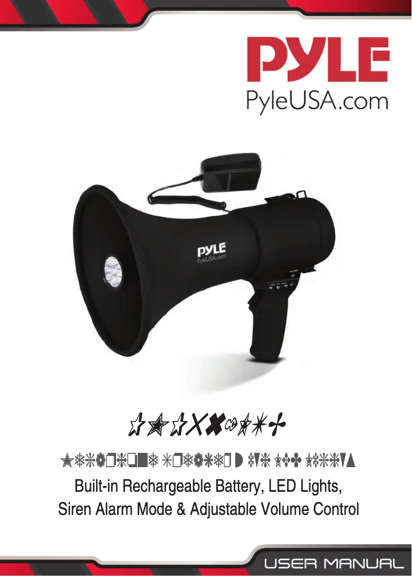 Page 1 of the manual User Manual Pyle PMP561LTB