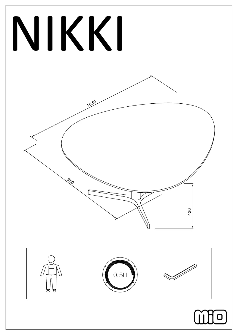 First page image of the manual for Nikki