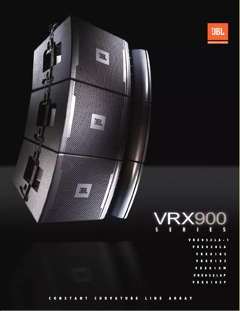 First page image of the manual for VRX915M