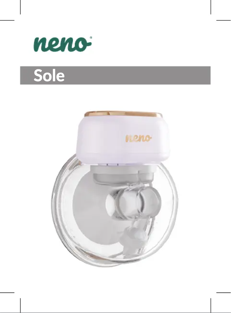 First page image of the manual for Sole