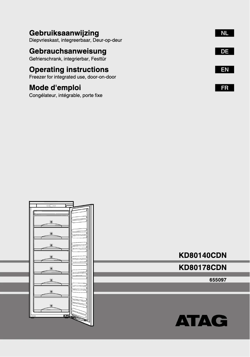 First page image of the manual for KD80178CDN