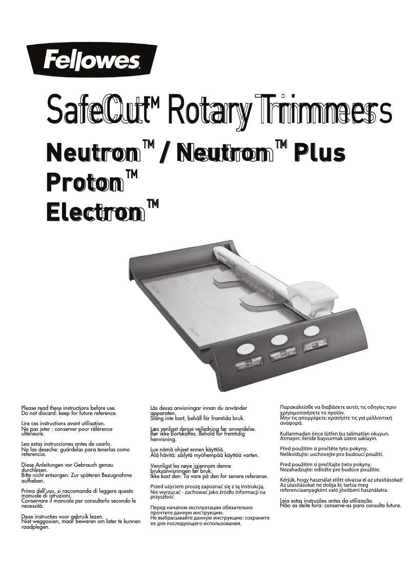 First page image of the manual for Proton A3