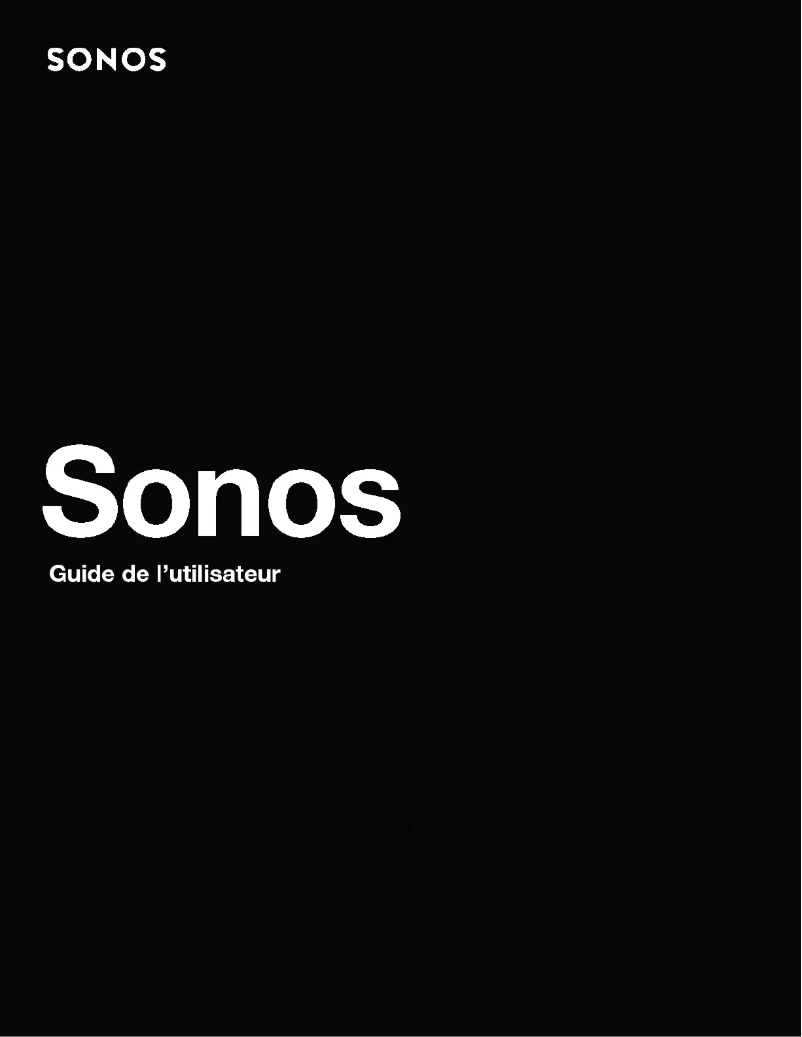 Page 1 of the manual User Manual Sonos Beam