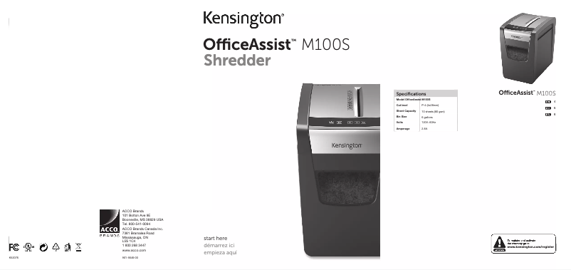 Image de la première page du manuel de l'appareil K52076AM