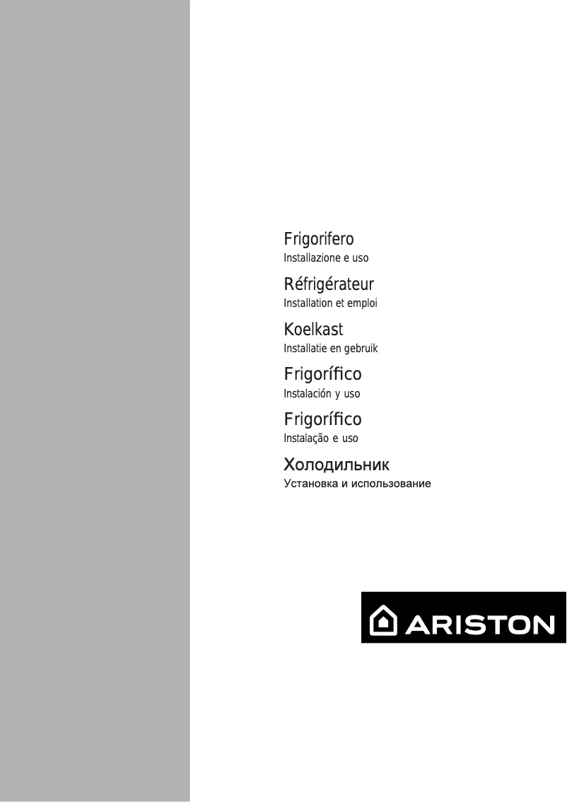 Page 1 of the manual User Manual Ariston Thermo MTAA 401V