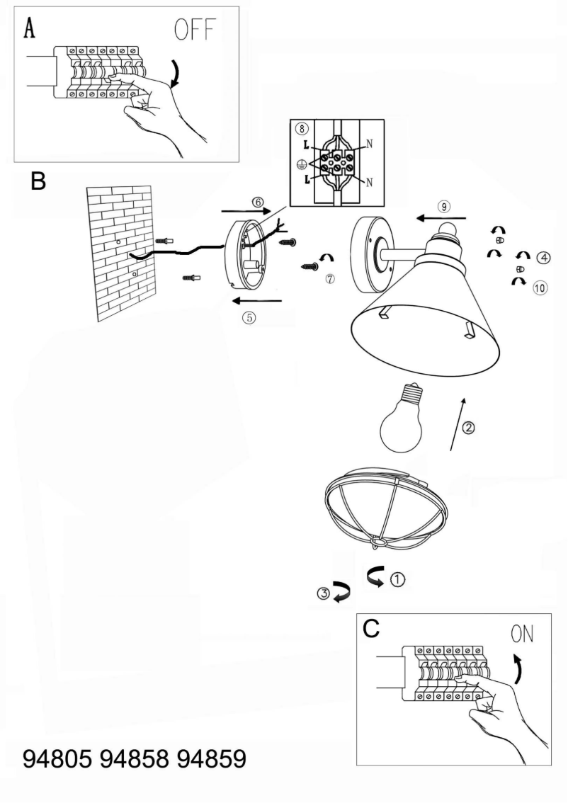 First page image of the manual for Vintage Barrosela