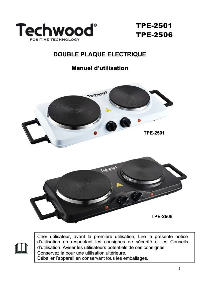 First page image of the manual for TPE-104