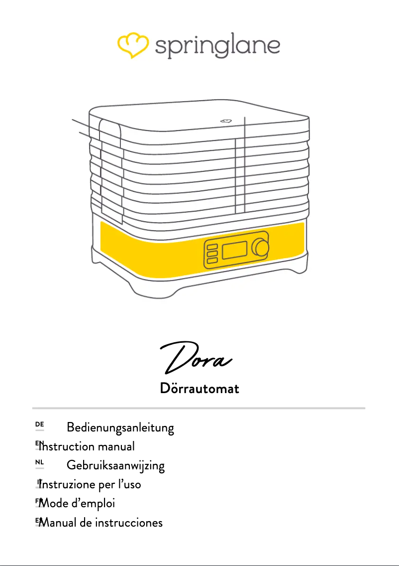 First page image of the manual for Dora
