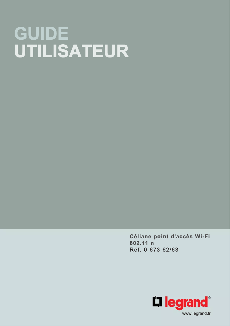 First page image of the manual for 067363