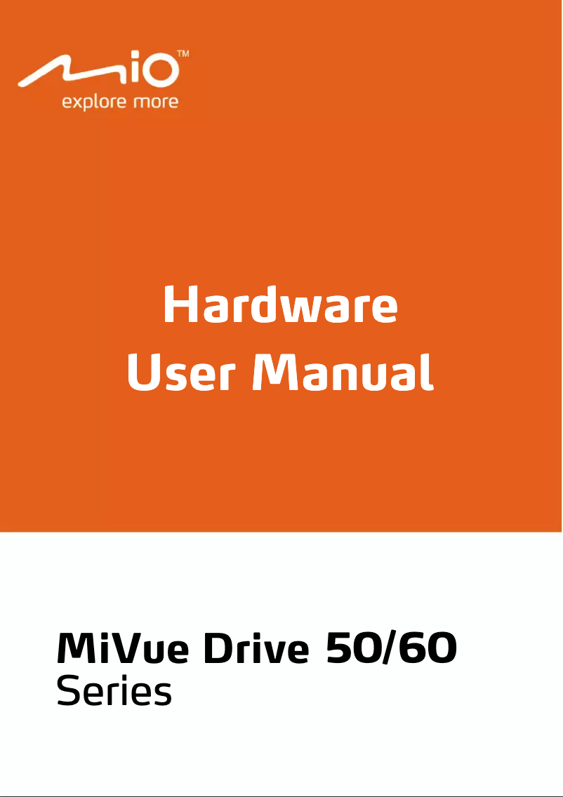Page 1 of the manual User Manual Mio MiVue Drive 50