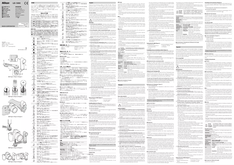 Page 1 of the manual User Manual Nikon LD-1000