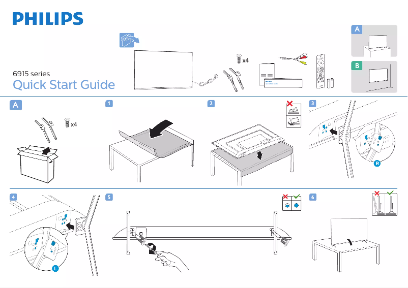 First page image of the manual for 43PFD6915